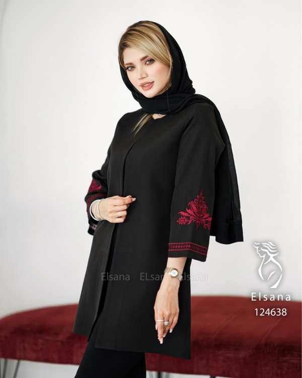 مانتو زنانه مانتو مدل السانا Elsana روشان 1246