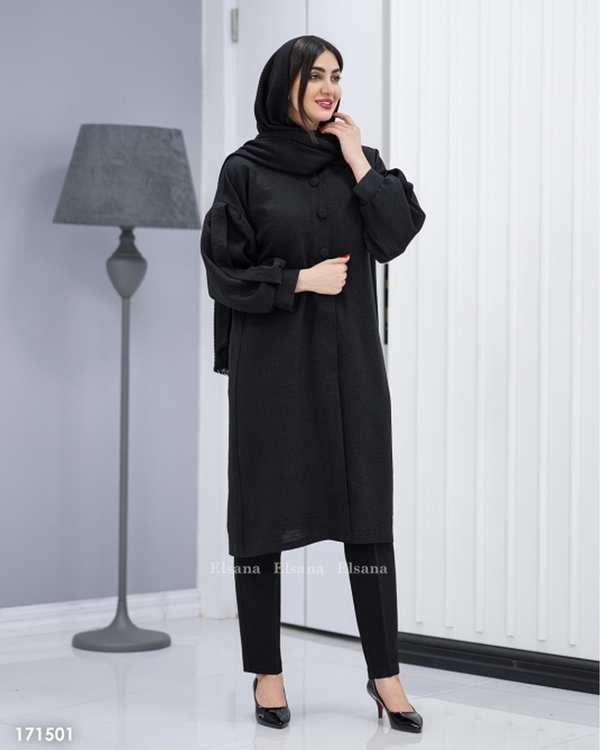 مانتو زنانه مدل ماهرخ السانا Elsana کد 1715