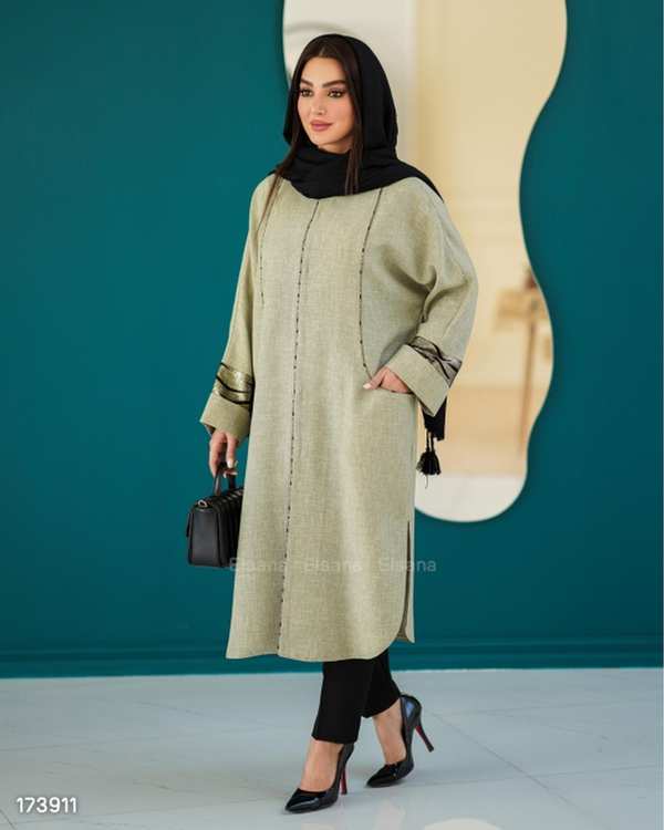 مانتو زنانه مدل پرنگ السانا Elsana کد 1739