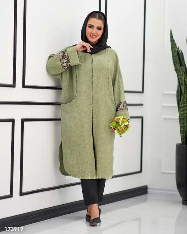 مانتو زنانه مدل پرنگ السانا Elsana کد 1739