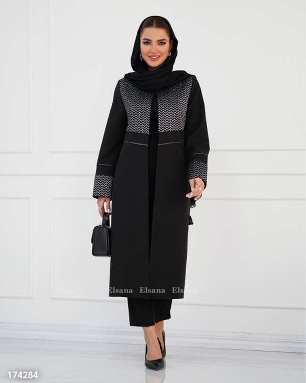 مانتو مجلسی زنانه مدل ماهدخت السانا Elsana کد 1742