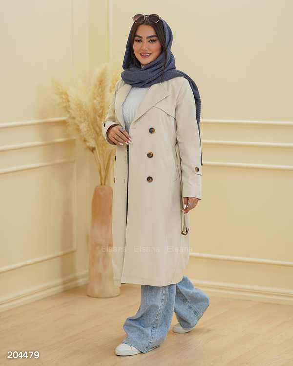 ترنج کت زنانه استخوانی السانا Elsana مدل یاسان کد 2044