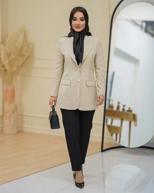 کت زنانه مدل شالیزه السانا Elsana کد 2056