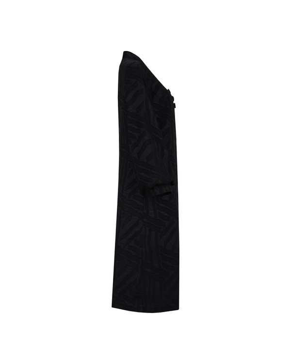 مانتو زنانه مشکی السانا Elsana مدل تایماز کد 2066 - تصویر 4