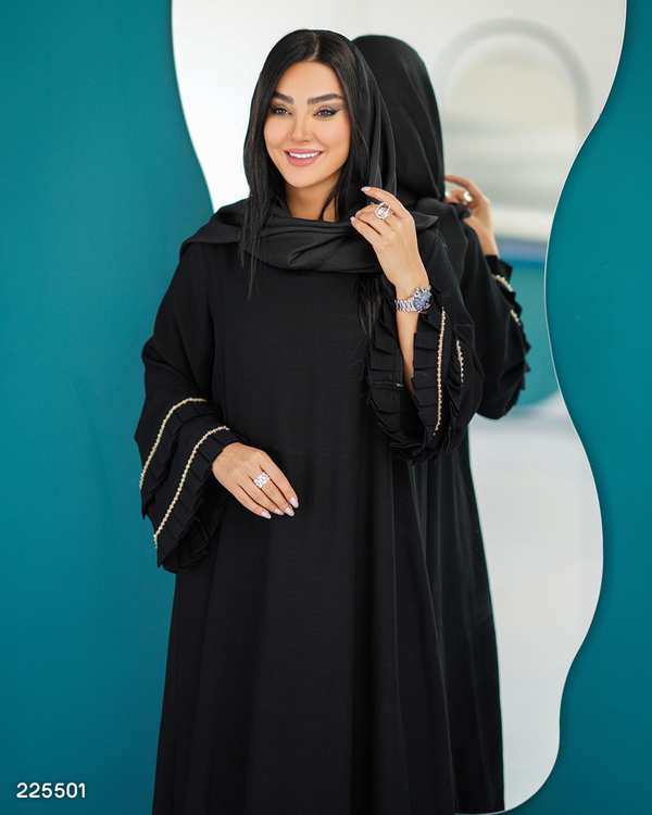 عبا زنانه مدل پارمین السانا Elsana کد 2255 - تصویر 2