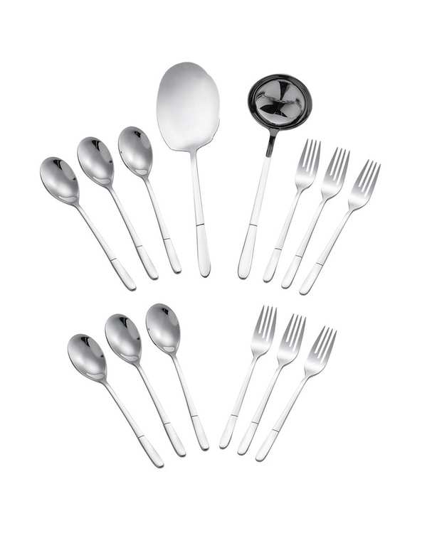 سرویس قاشق و چنگال 14 پارچه استیل جی فی نی GIFFINI مدل G-56