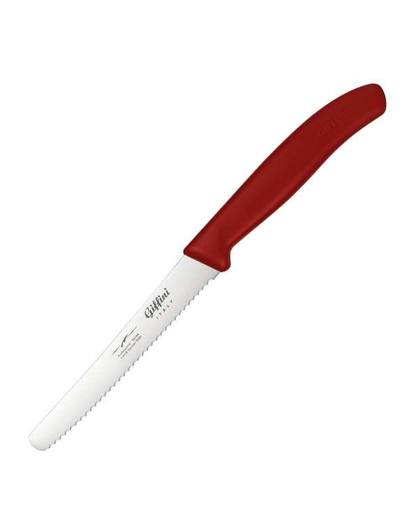 چاقو اره ای آشپزخانه قرمز مات جی فی نی GIFFINI کد G-R01
