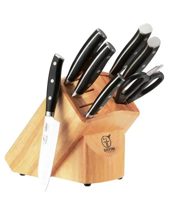 سرویس چاقو 8 پارچه مشکی جی فی نی GIFFINI کد G-2301H