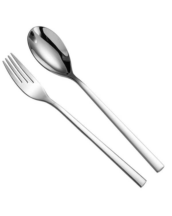 سرویس قاشق و چنگال 2 پارچه استیل جی فی نی GIFFINI مدل G-10