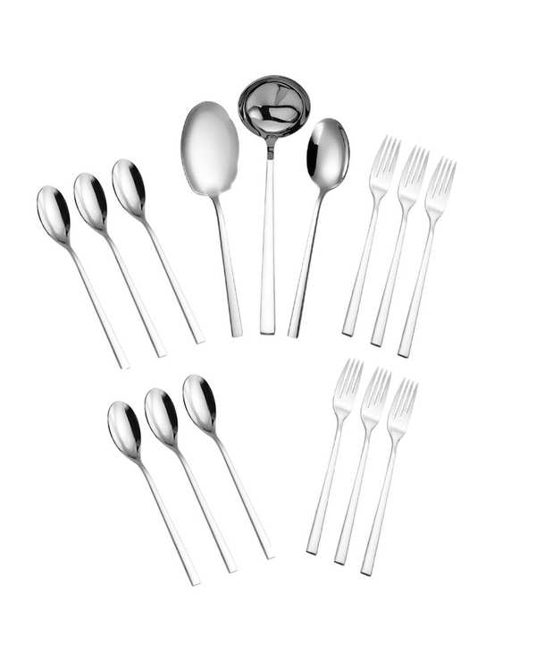 سرویس قاشق و چنگال 15 پارچه 6 نفره استیل جی فی نی GIFFINI مدل G-06