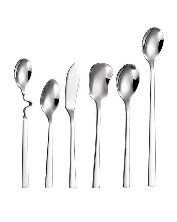 سرویس صبحانه خوری 6 پارچه استیل جی فی نی مدل G-10