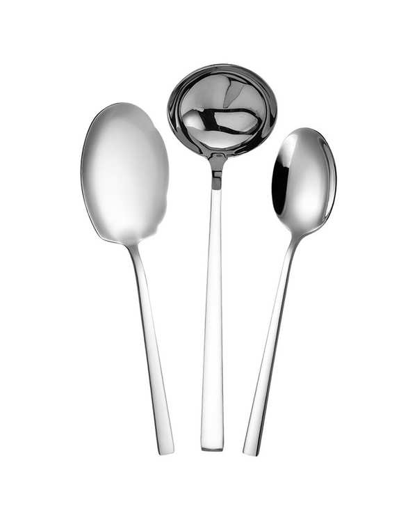 سرویس کفگیر و ملاقه 3 پارچه استیل جی فی نی GIFFINI مدل G-10