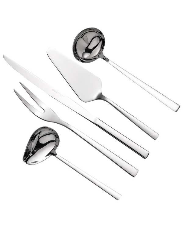 سرویس کفگیر و ملاقه 5 پارچه استیل جی فی نی GIFFINI مدل G-10