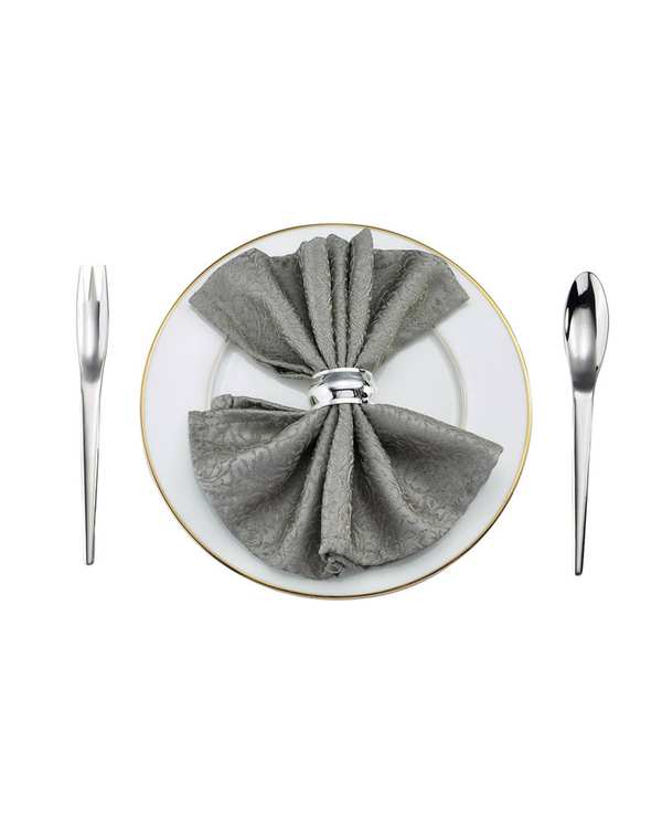 سرویس قاشق و چنگال 4 پارچه 1 نفره استیل جی فی نی GIFFINI مدل 94 رژیمی - تصویر 3