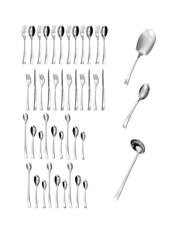 سرویس قاشق و چنگال 45 پارچه 6 نفره استیل جی فی نی GIFFINI مدل 141