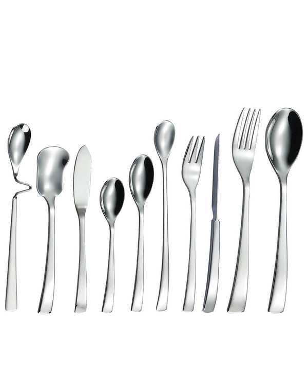 سرویس قاشق و چنگال 10 پارچه 1 نفره استیل جی فی نی GIFFINI مدل 141
