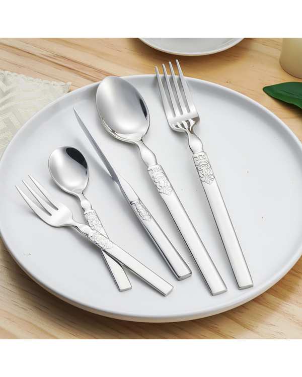 ست قاشق و چنگال 157 پارچه 30 نفره استیل جی فی نی GIFFINI مدل 55 - تصویر 2