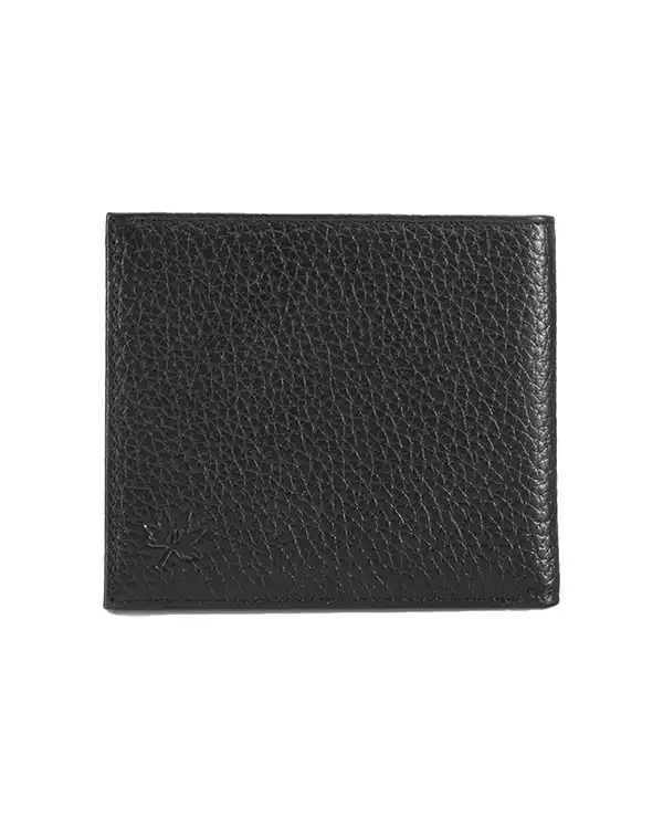 کیف پول چرم مشکی نوین چرم Novin Charm مدل مانا Fm- PE2661