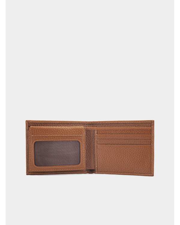 کیف پول و جاکارتی مردانه کیف پول چرم عسلی نوین چرم Novin Charm مدل آرن Fm- PE2667 برند Novin Leather - تصویر 4
