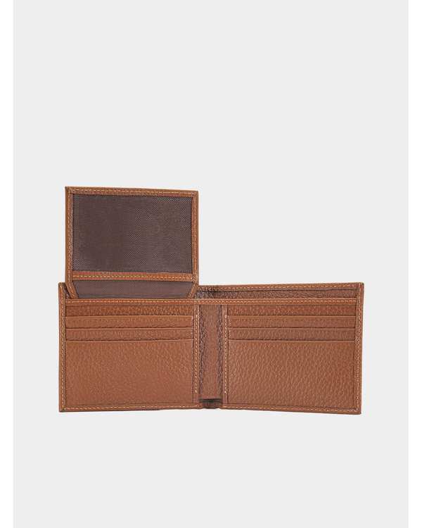 کیف پول و جاکارتی مردانه کیف پول چرم عسلی نوین چرم Novin Charm مدل آرن Fm- PE2667 برند Novin Leather - تصویر 6