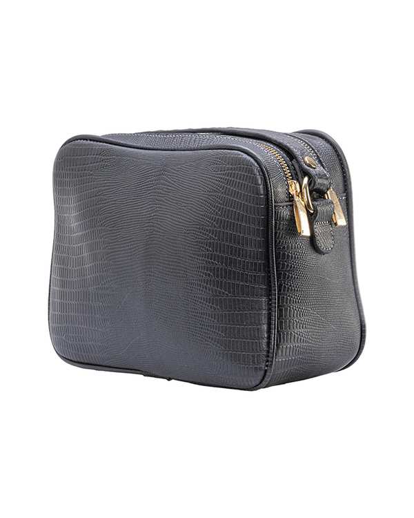 کیف چرم دوشی زنانه مشکی صاد Saad مدل RZ3001 - تصویر 2