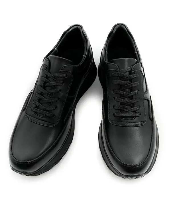 کفش چرم مردانه کژوال طبی مشکی چرم میخچی Mikhchi Leather مدل E8 - تصویر 2