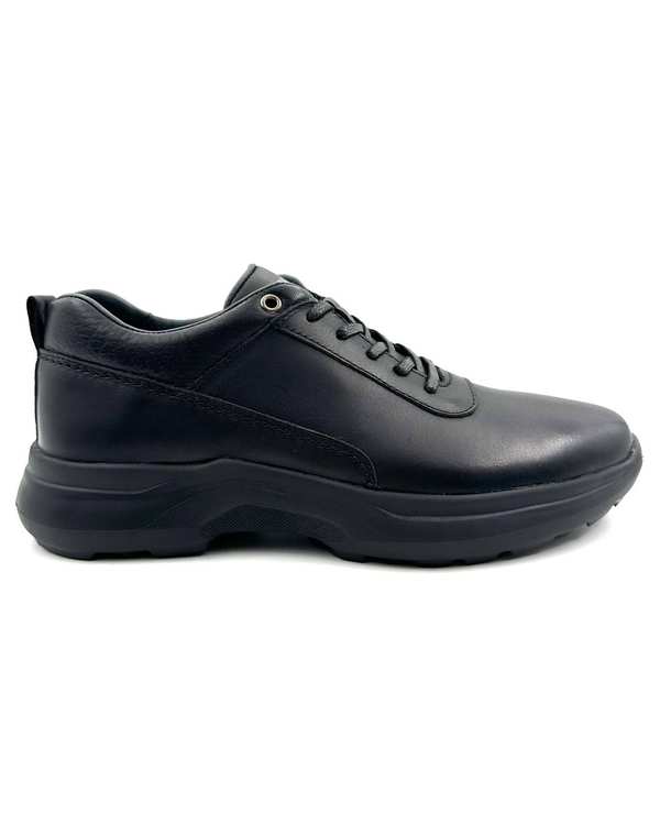 کفش چرم مردانه کژوال طبی دست دوز مشکی چرم میخچی Mikhchi Leather مدل P15