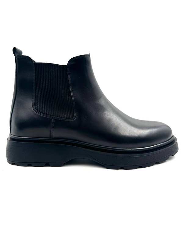بوت چرم مردانه طبی مشکی چرم میخچی Mikhchi Leather مدل P707