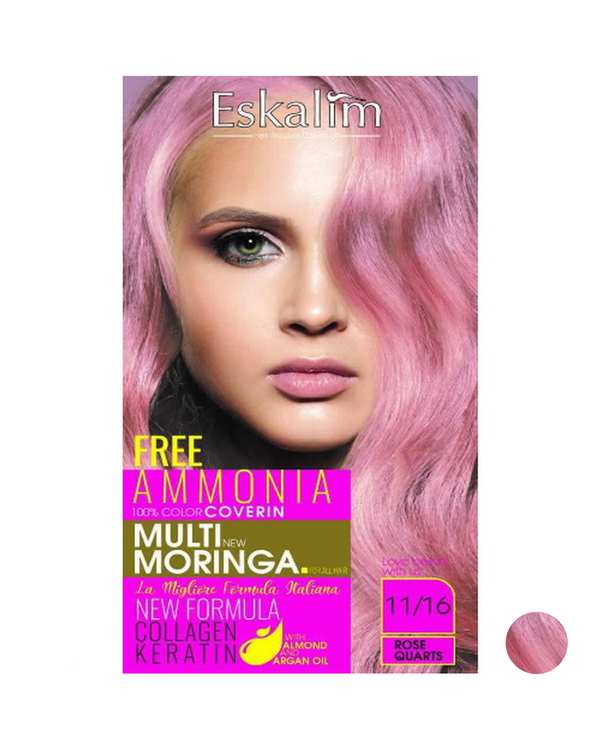 کیت رنگ مو کوارتز صورتی اسکالیم Eskalim شماره 11.16 حجم 100ml
