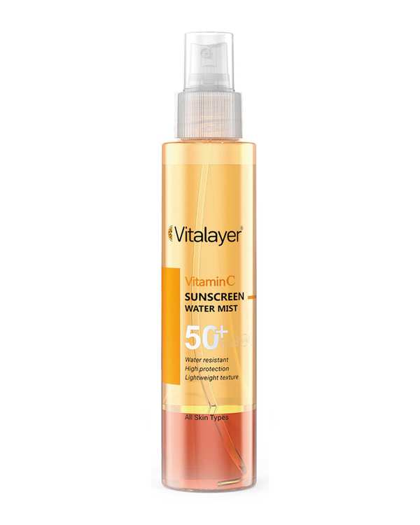 اسپری ضد آفتاب دو فاز SPF50 ویتالیر Vitalayer حاوی ویتامین C حجم 150ml