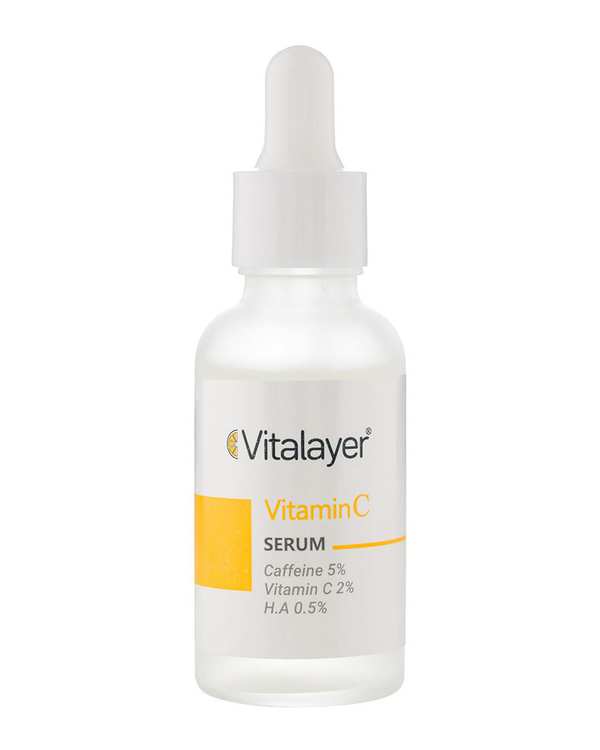 سرم دور چشم ویتالیر Vitalayer حاوی کافئین و ویتامین سی حجم 30ml