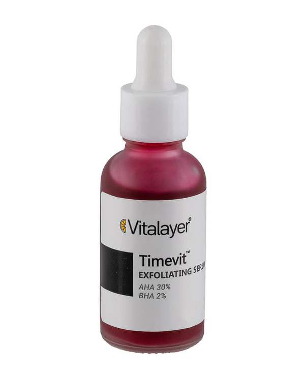 سرم لایه بردار قوی ویتالیر Vitalayer مدل Timevit مناسب انواع پوست حجم 30ml
