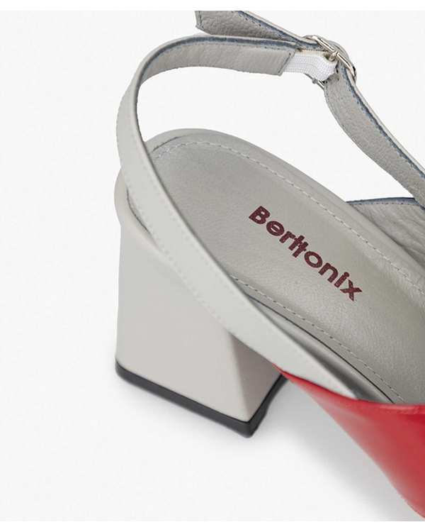 صندل چرم زنانه طبی پاشه بلند برتونیکس Berttonix کد H- 6302 - تصویر 3