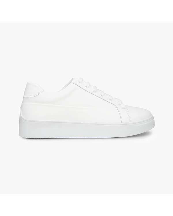 کفش چرم زنانه کژوال طبی سفید برتونیکس Berttonix کد A-4023