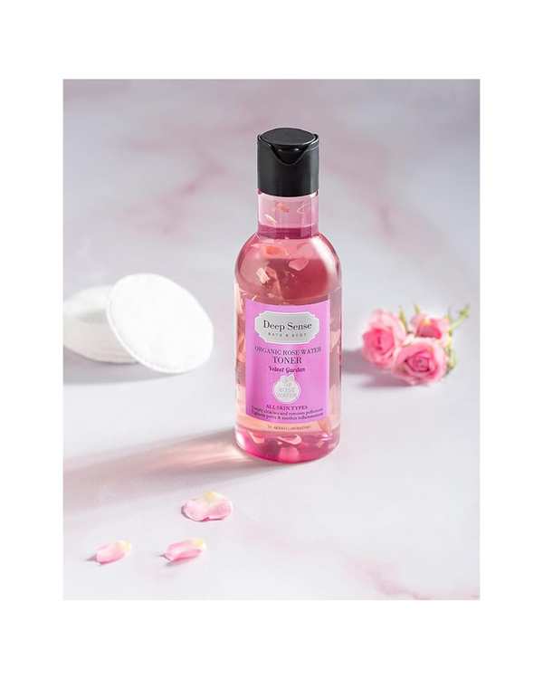 تونر صورت دیپ سنس حاوی گلاب مناسب پوست حساس 160ml - تصویر 7