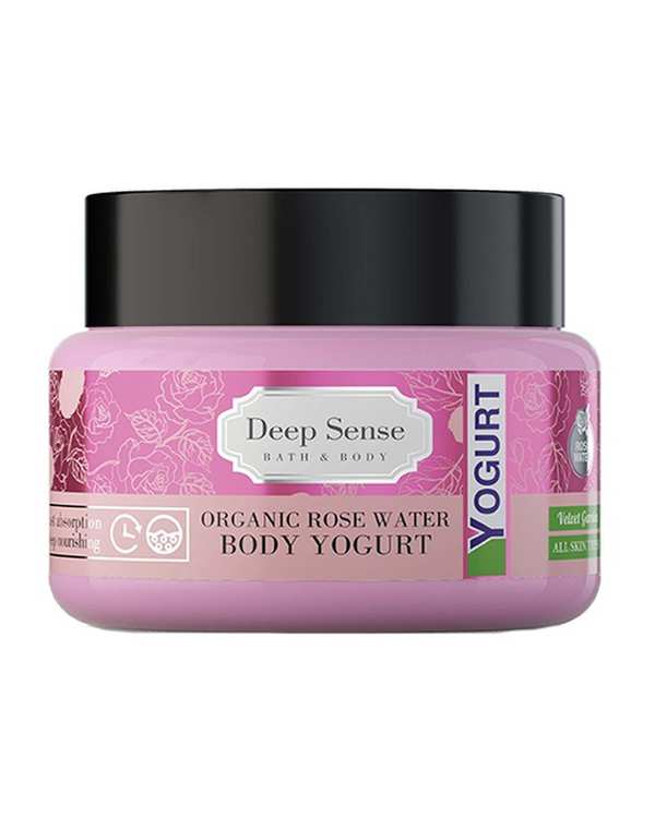 کرم ژل آبرسان بدن دیپ سنس Deep Sense مناسب انواع پوست حاوی عصاره گلاب 250ml