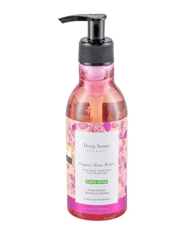 ژل شستشوی صورت دیپ سنس Deep Sense مناسب پوست های حساس حاوی روغن آملا و عصاره گلاب 250ml