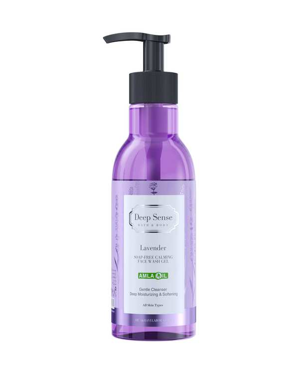 ژل شستشو صورت دیپ سنس Deep Sense مناسب انواع پوست مدل Lavender حجم 250ml