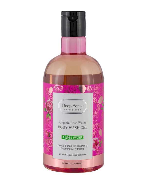 شامپو بدن دیپ سنس Deep Sense مناسب انواع پوست حاوی عصاره گلاب حجم 400ml