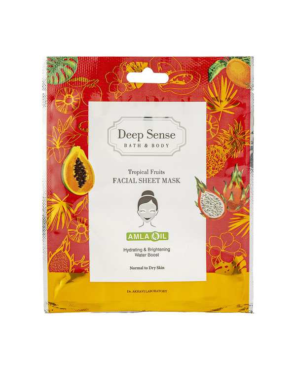 ماسک صورت ورقه ای تروپیکال دیپ سنس Deep Sense مناسب پوست های خشک و معمولی حجم 25ml