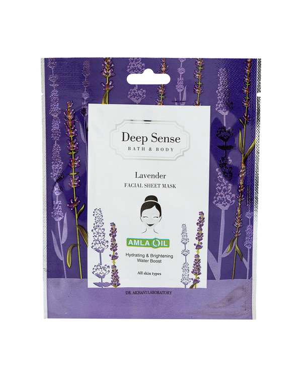 ماسک ورقه ای دیپ سنس Deep Sense حاوی عصاره اسطوخودوس حجم 25ml