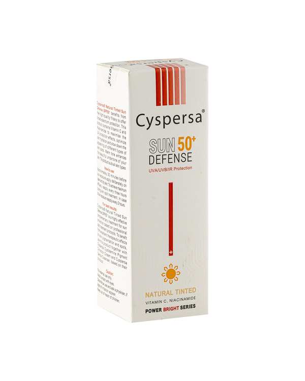 کرم ضد آفتاب رنگی روشن کننده SPF50 سیسپرسا Cyspersa رنگ طبیعی 50ml - تصویر 11