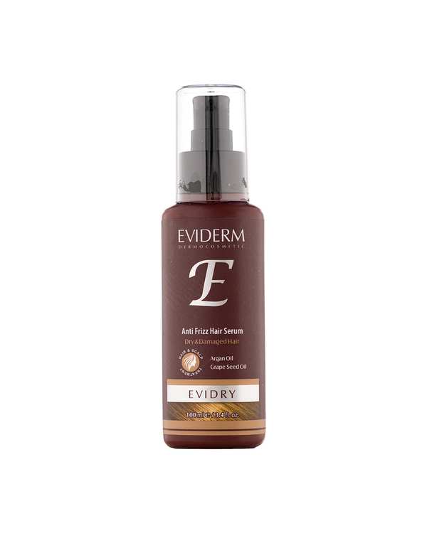 سرم حالت دهنده و نرم کننده اویدرم Eviderm مناسب موهای خشک و آسیب دیده حجم 100ml