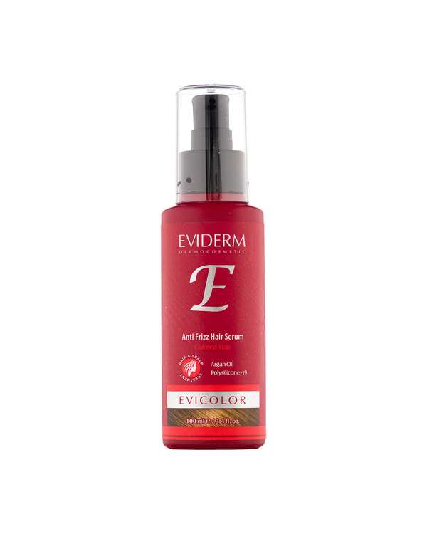 سرم حالت دهنده و نرم کننده اویدرم Eviderm مناسب موهای رنگ شده حجم 100ml