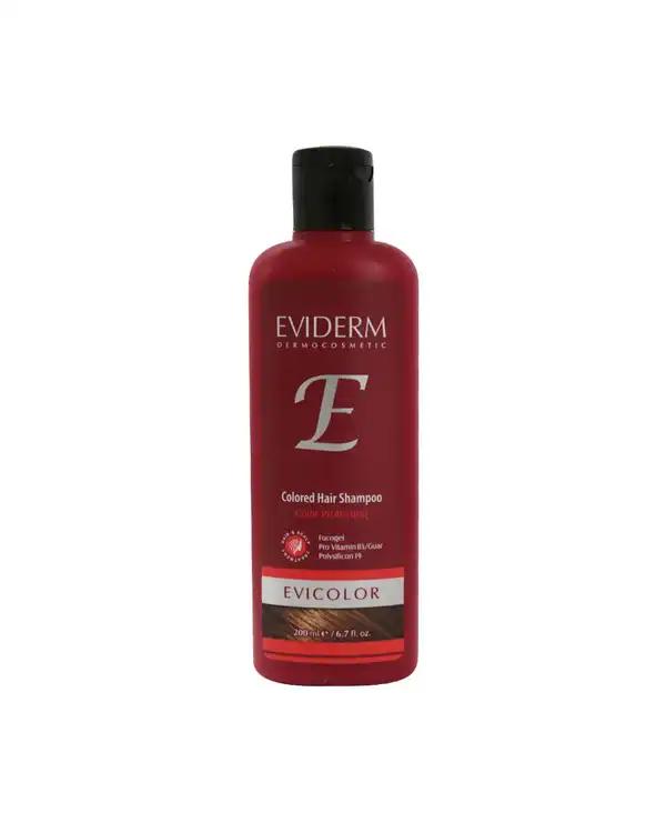 شامپو مو اویدرم Eviderm مناسب موهای رنگ شده حجم 200ml