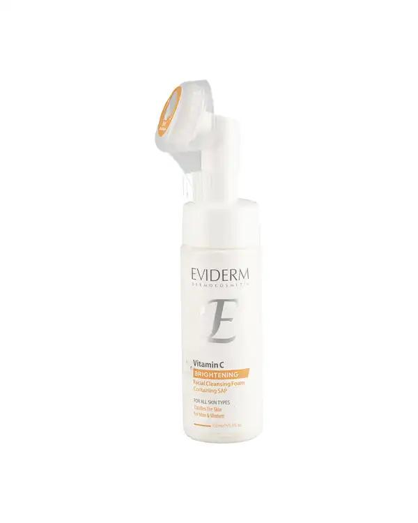 فوم شستشوی صورت اویدرم Eviderm مناسب انواع پوست حاوی مشتق ویتامین C حجم 150ml