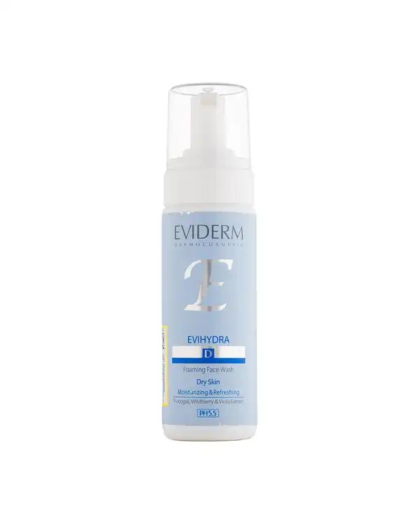 فوم شستشوی صورت اویدرم Eviderm مناسب پوست خشک حجم 150ml