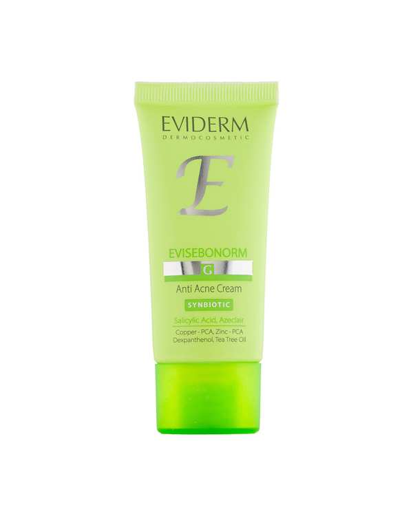 کرم اویدرم Eviderm مناسب پوست چرب و دارای جوش حجم 40ml
