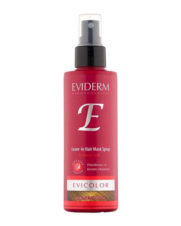 ماسک مو اویدرم Eviderm مناسب موهای رنگ شده حجم 150ml