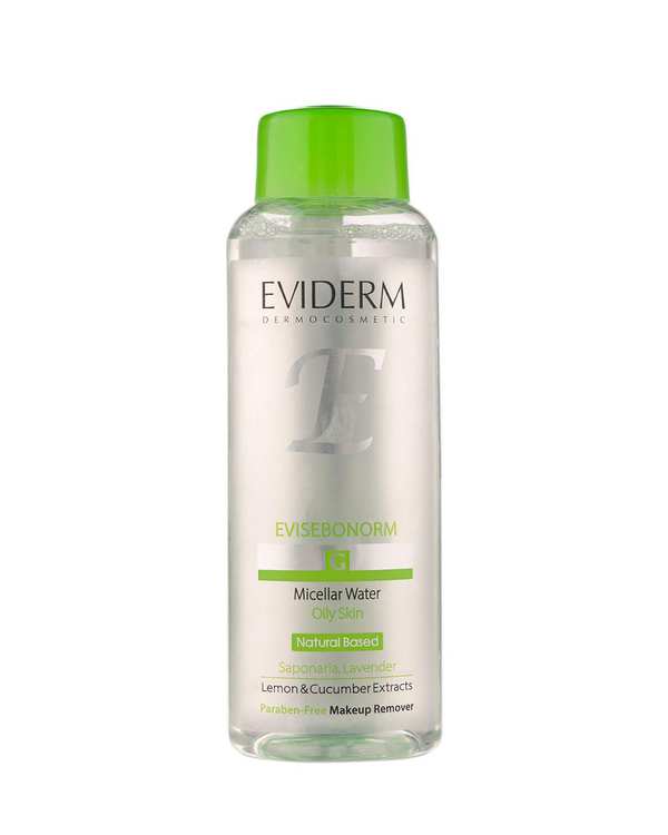 میسلار واتر چشم و صورت اویدرم Eviderm مناسب پوست چرب حجم 230ml